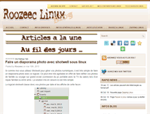 Tablet Screenshot of blog.roozeec.fr